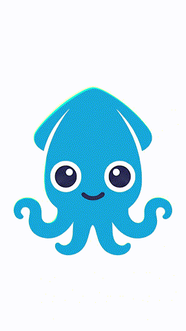 Swimming Squid
